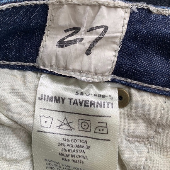 JIMMY TAVERNITI Denim Jeans SIZE 27 - Picture 9 of 11